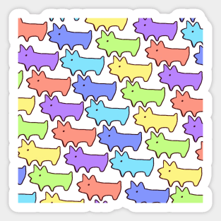 Rainbow Doggos Sticker